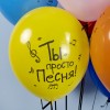 Воздушный шар (12''/30 см) С Днем Рождения! (нотки)